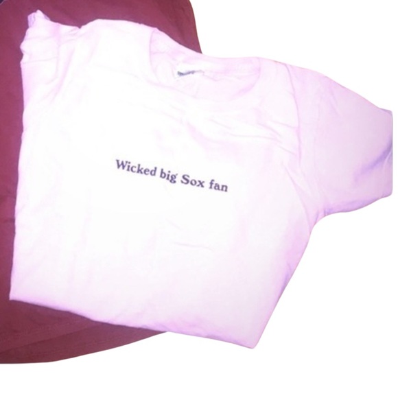 BOSTON ACCENTS MLB light pink WICKED BIG SOX FAN ⚾️ - Picture 2 of 6